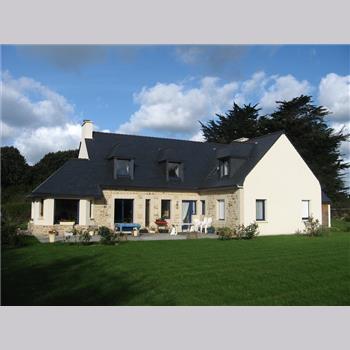 veranda sur maison bretonne