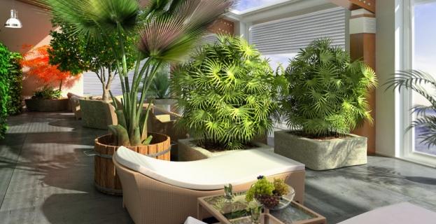 deco de veranda zen