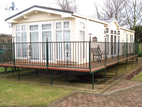 metal veranda for caravan