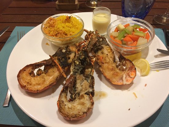 veranda pointe aux biches food