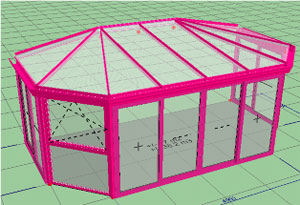 veranda en 3d gratuit