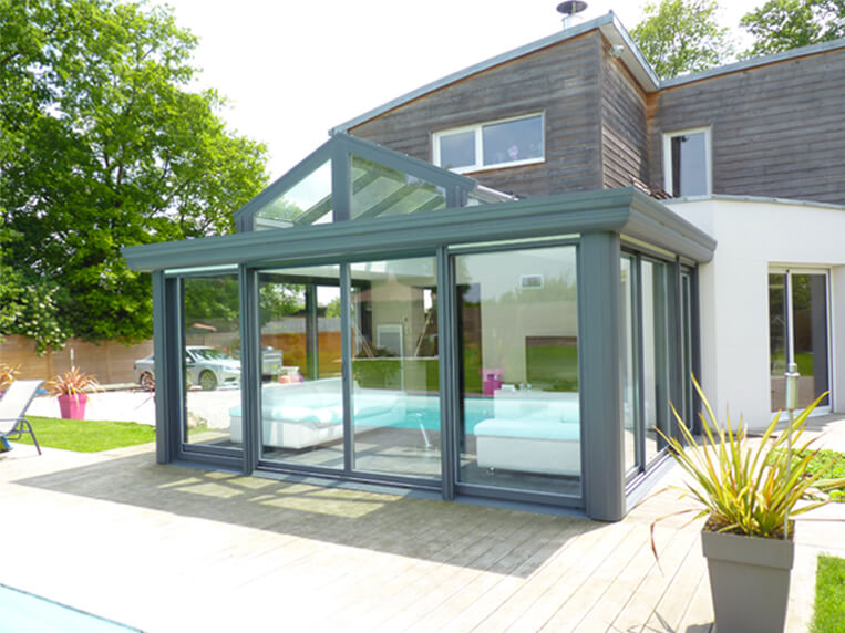 aluminium glass veranda