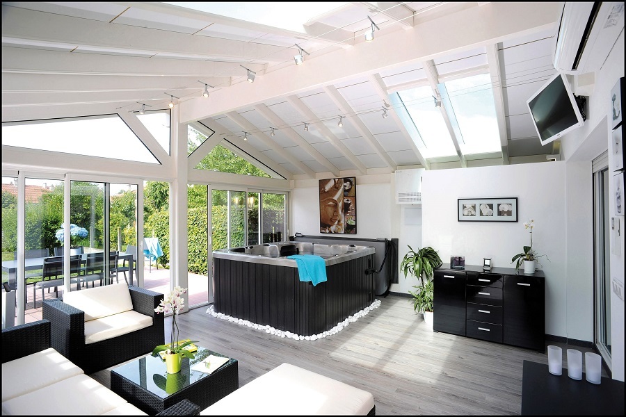 jardin sous veranda