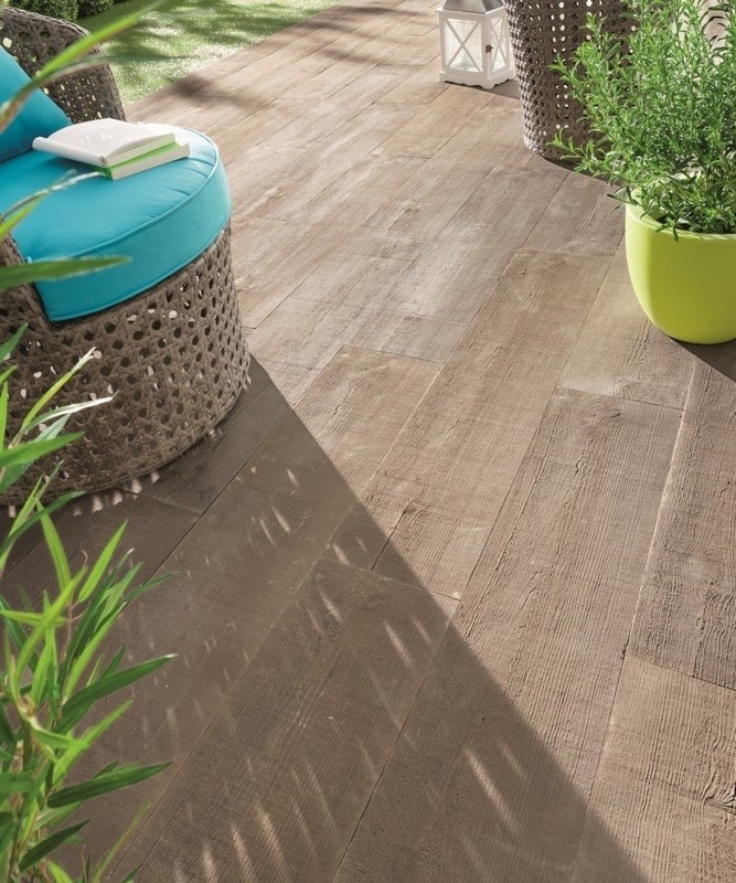 veranda pvc imitation bois