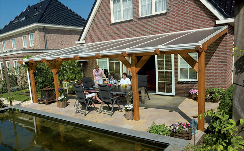 veranda en plexiglas