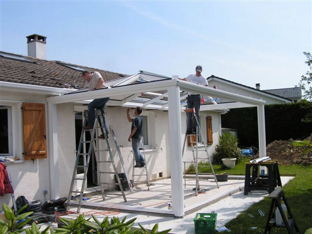 poseur de veranda