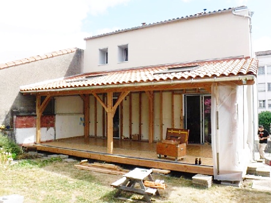 fournisseur de veranda en bois