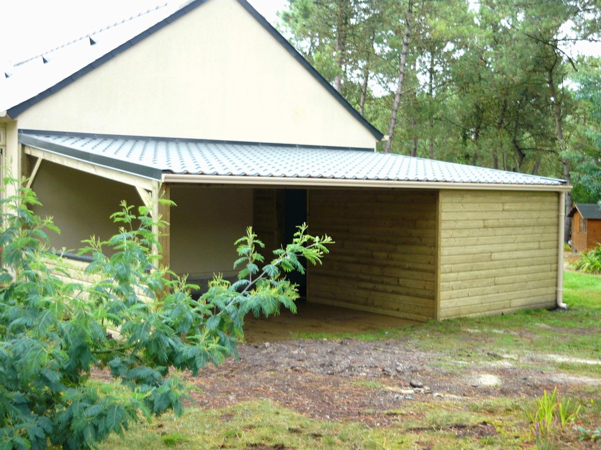 veranda de jardin en bois