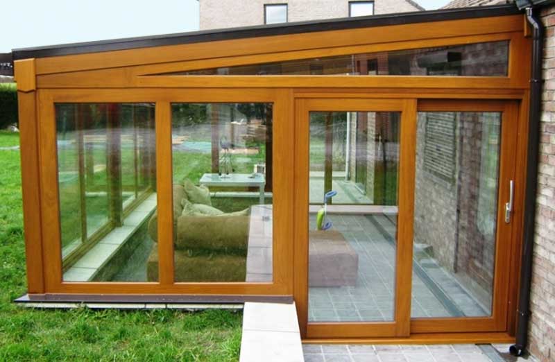 veranda en bois kit