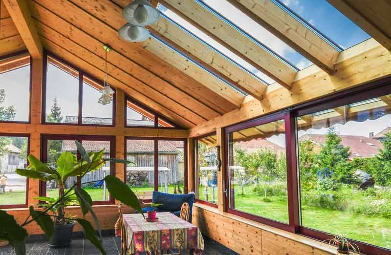 veranda bois sur mesure