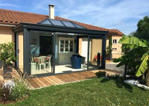 dorche veranda bois-alu