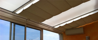 protection solaire veranda