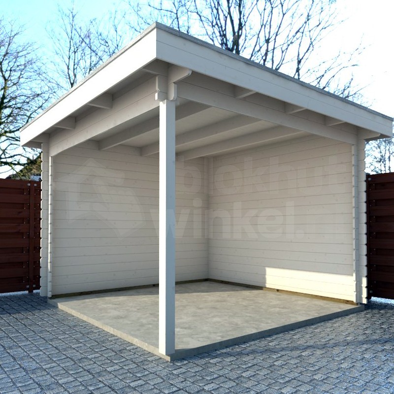 veranda achter garage