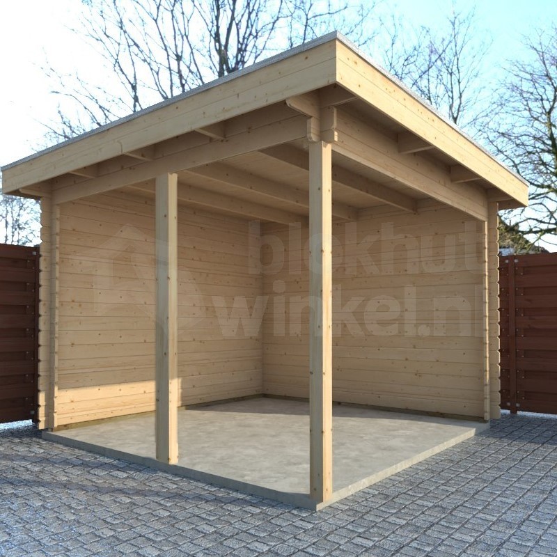 veranda achter garage