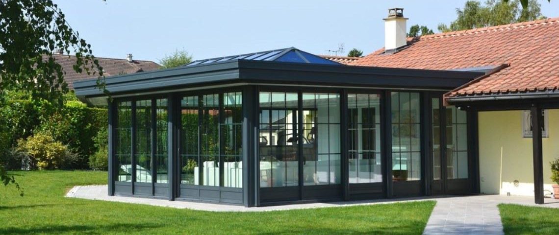 extension maison veranda piscine
