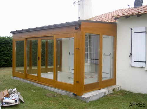 plan de veranda en bois