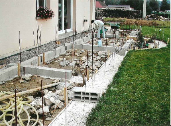 fondation dalle veranda