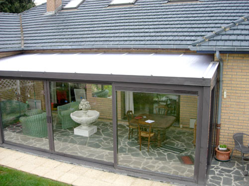 veranda en plexiglas