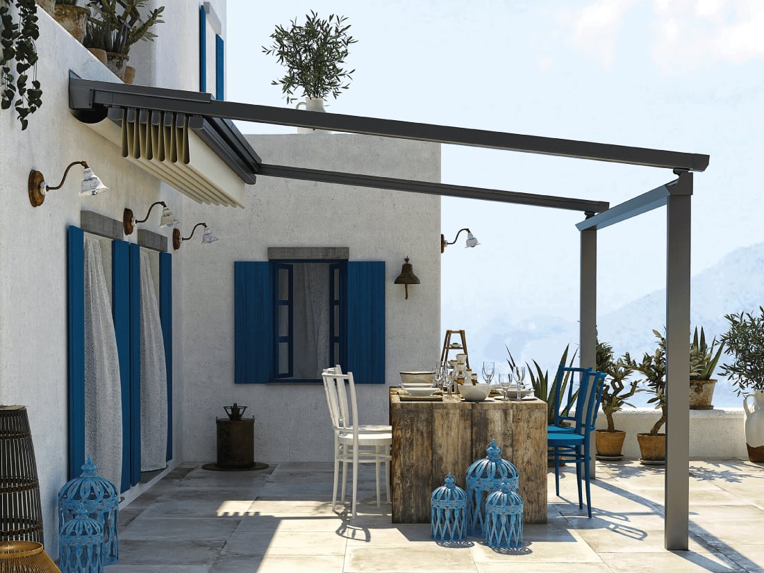 veranda retractable en kit