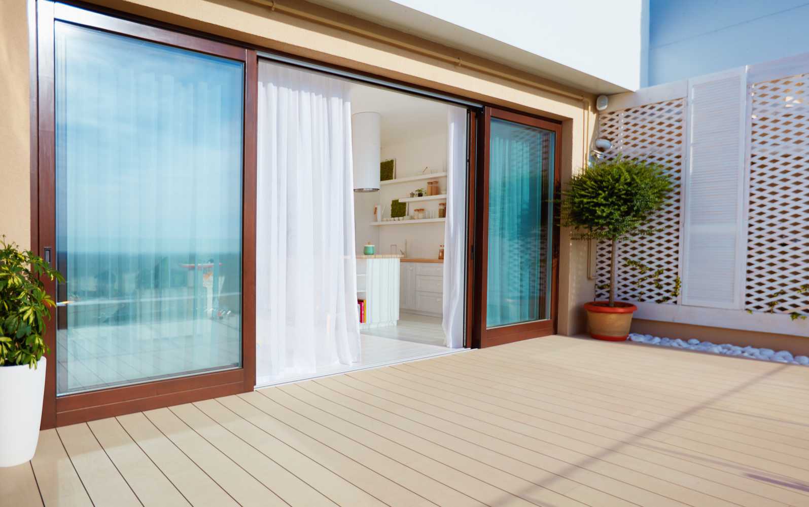 rideau isolant veranda