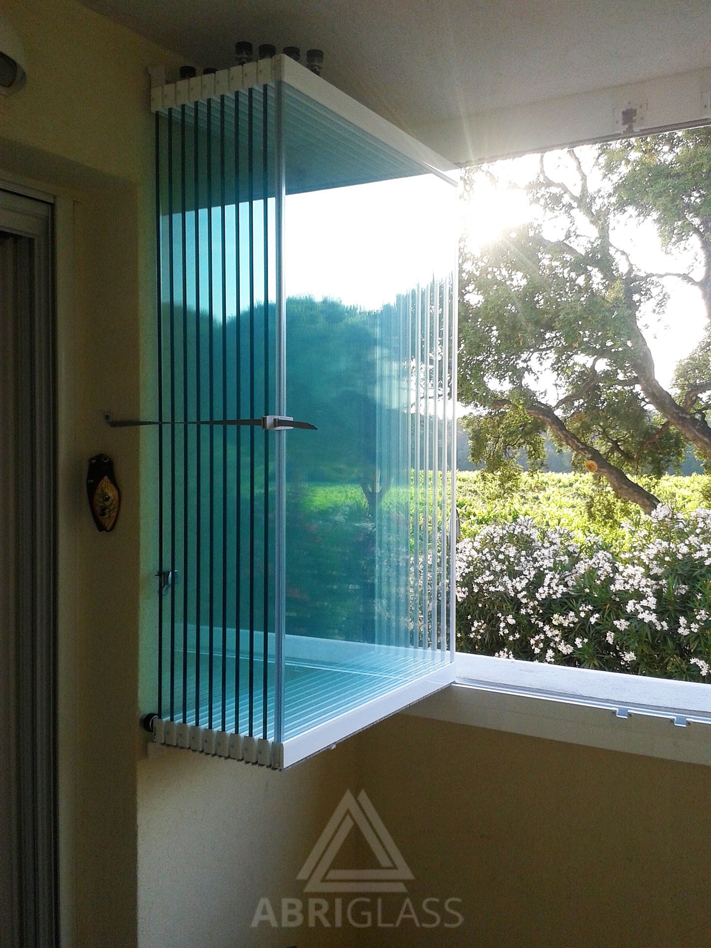 fermeture veranda verre