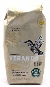starbucks veranda blend whole bean coffee