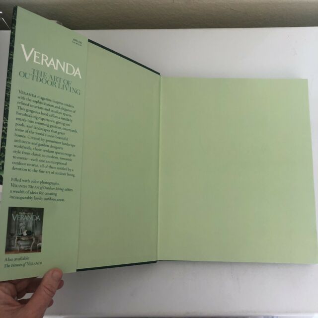veranda the art of outdoor living book