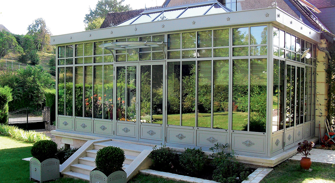 veranda jardin hiver
