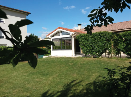 veranda bois rhone alpes