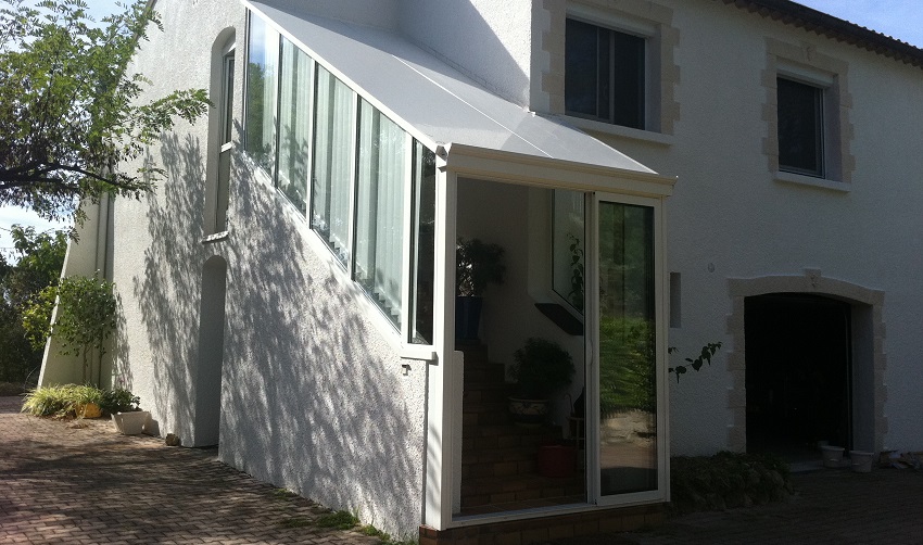 veranda avec escalier interieur