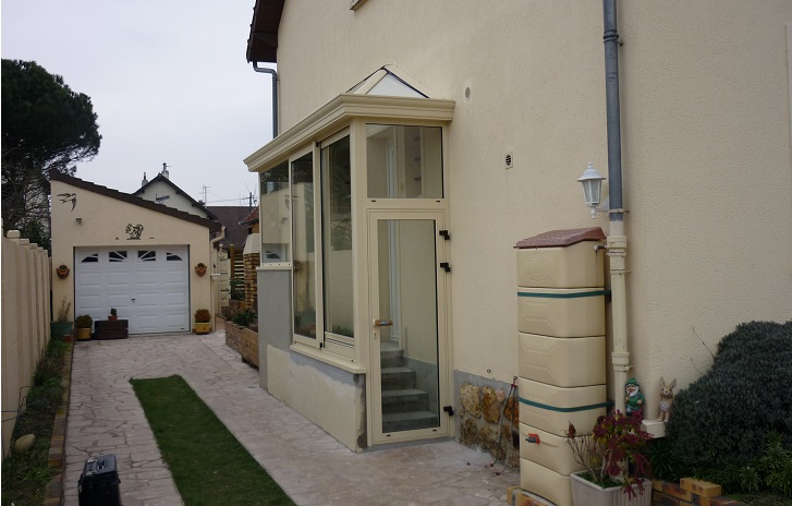 veranda escalier exterieur