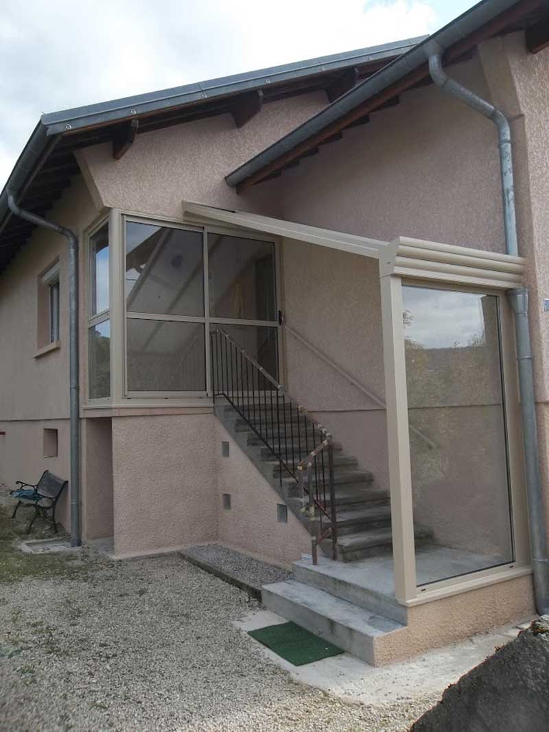 veranda pour escalier exterieur