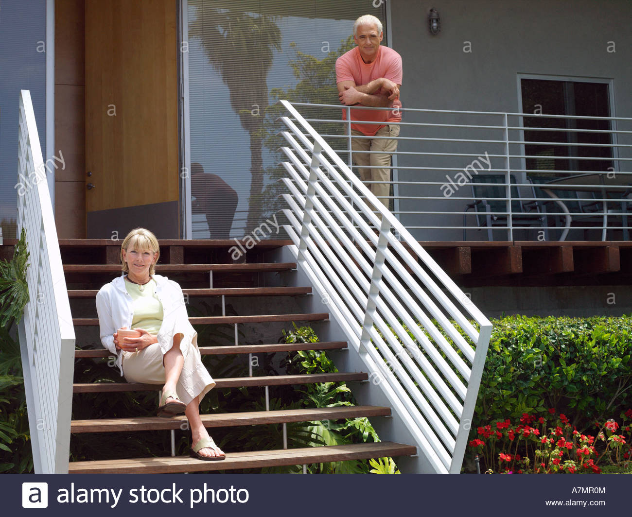 man veranda