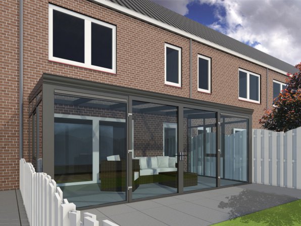 alu veranda zelfbouw