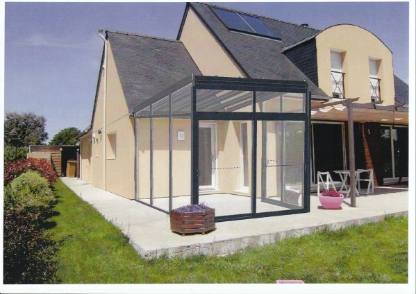 veranda maison passive