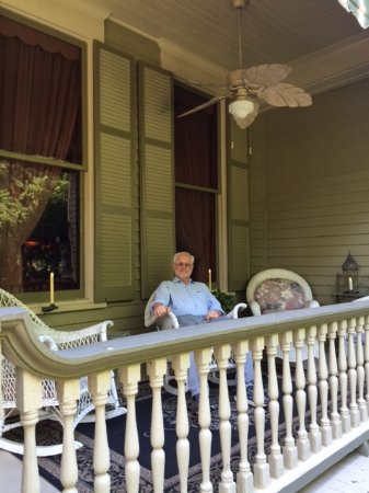 in the veranda
