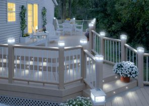veranda solar post side light
