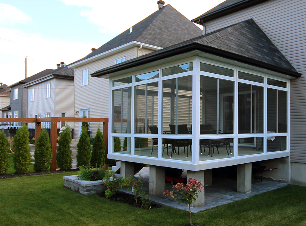 veranda balcon maison