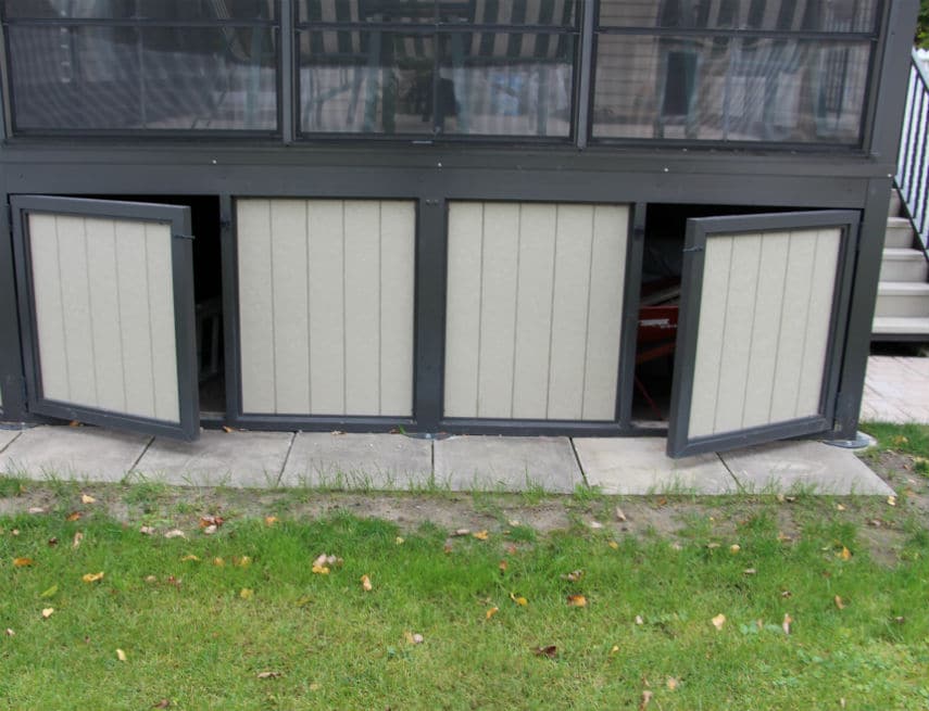veranda bois et polycarbonate