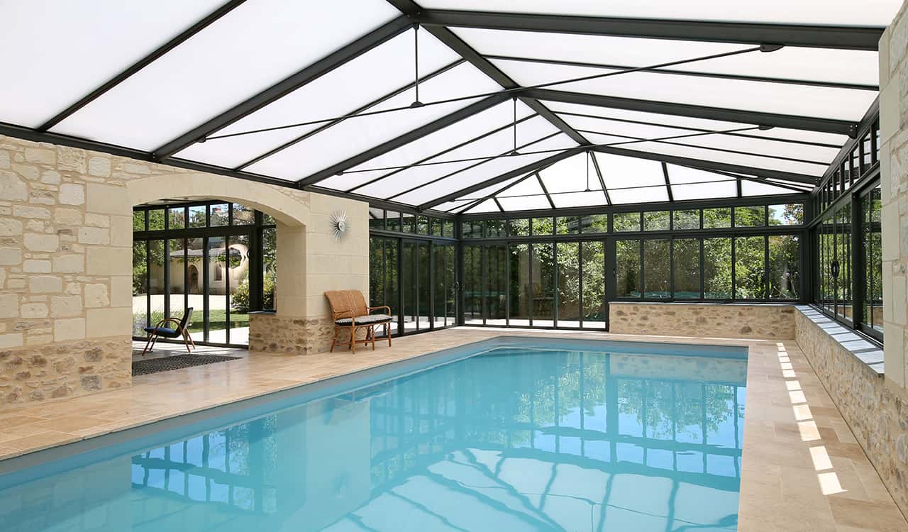 extension maison veranda piscine