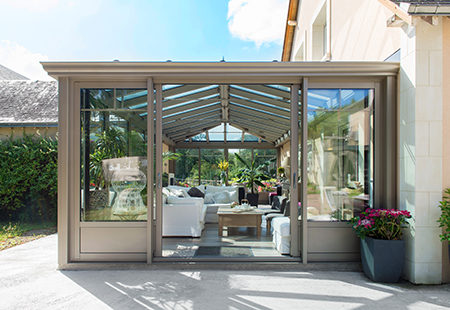 veranda aluminium style ancien