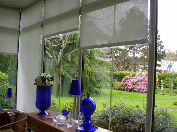 veranda rideau store interieur