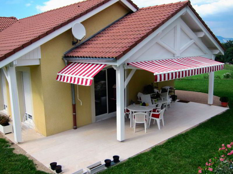 veranda en bache