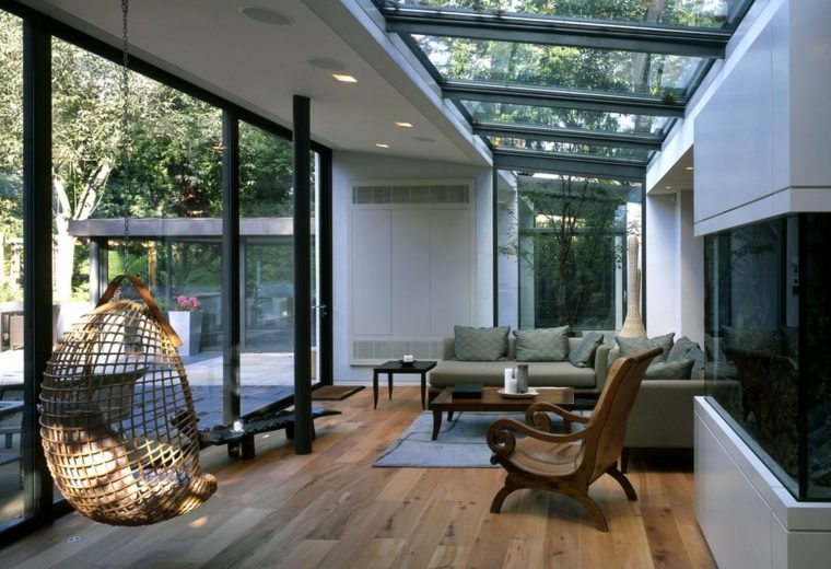 amenagement veranda contemporaine