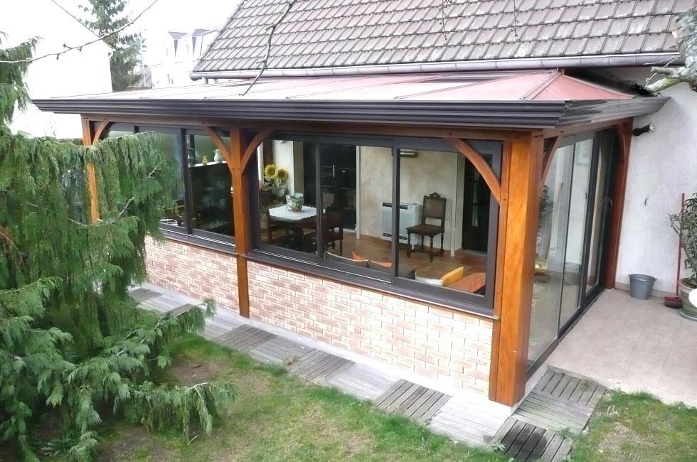 veranda bois ouverte