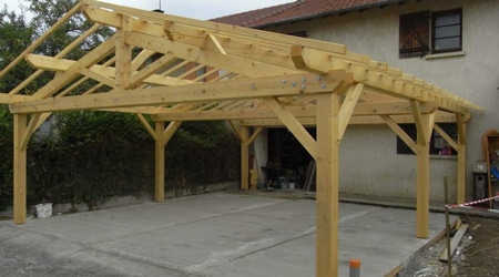 kit veranda ossature bois