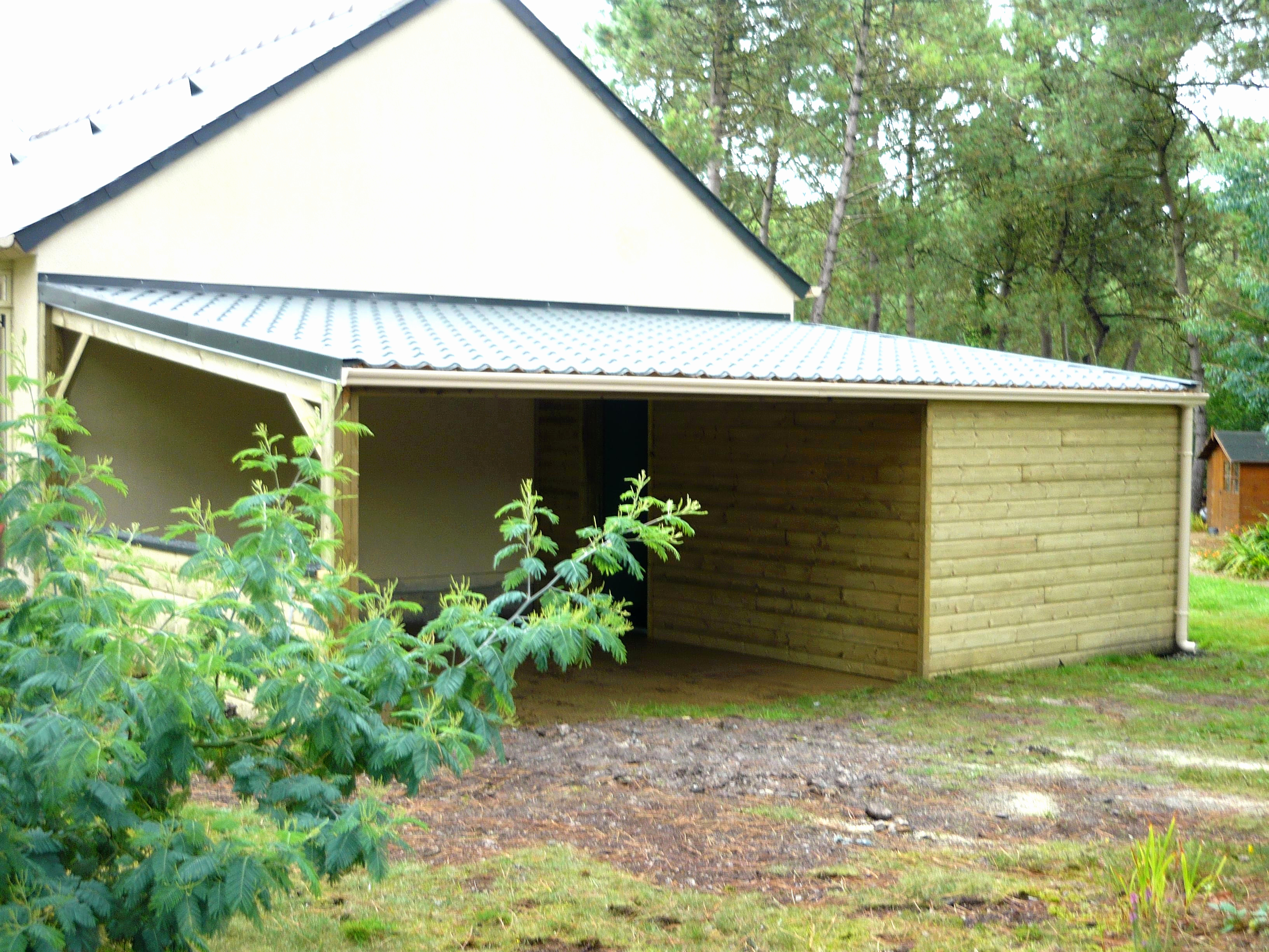 veranda bois 30m2