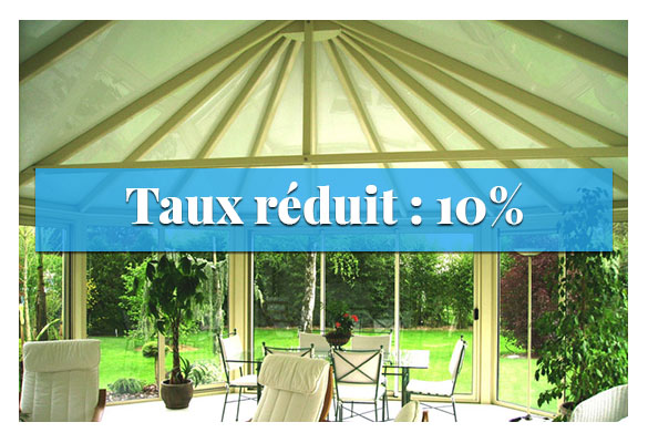 veranda quel taux de tva