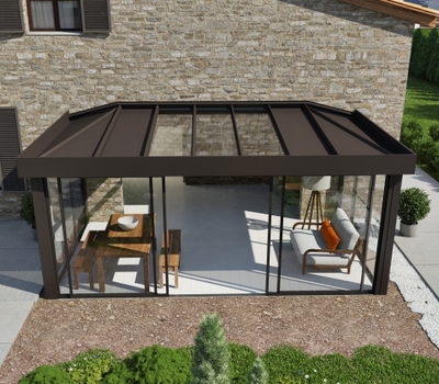 maison en l avec veranda
