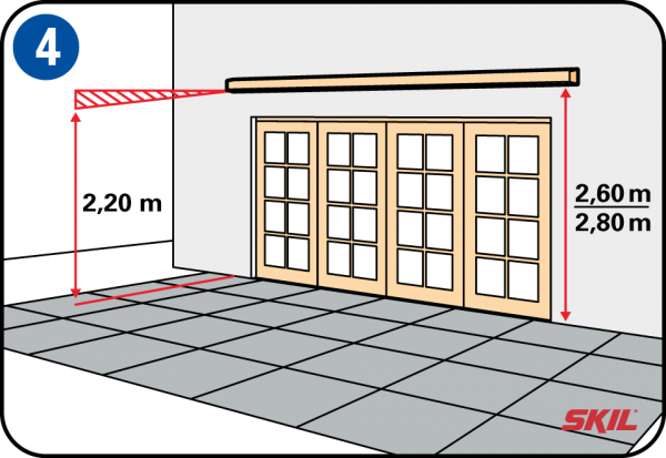 hauteur standard veranda